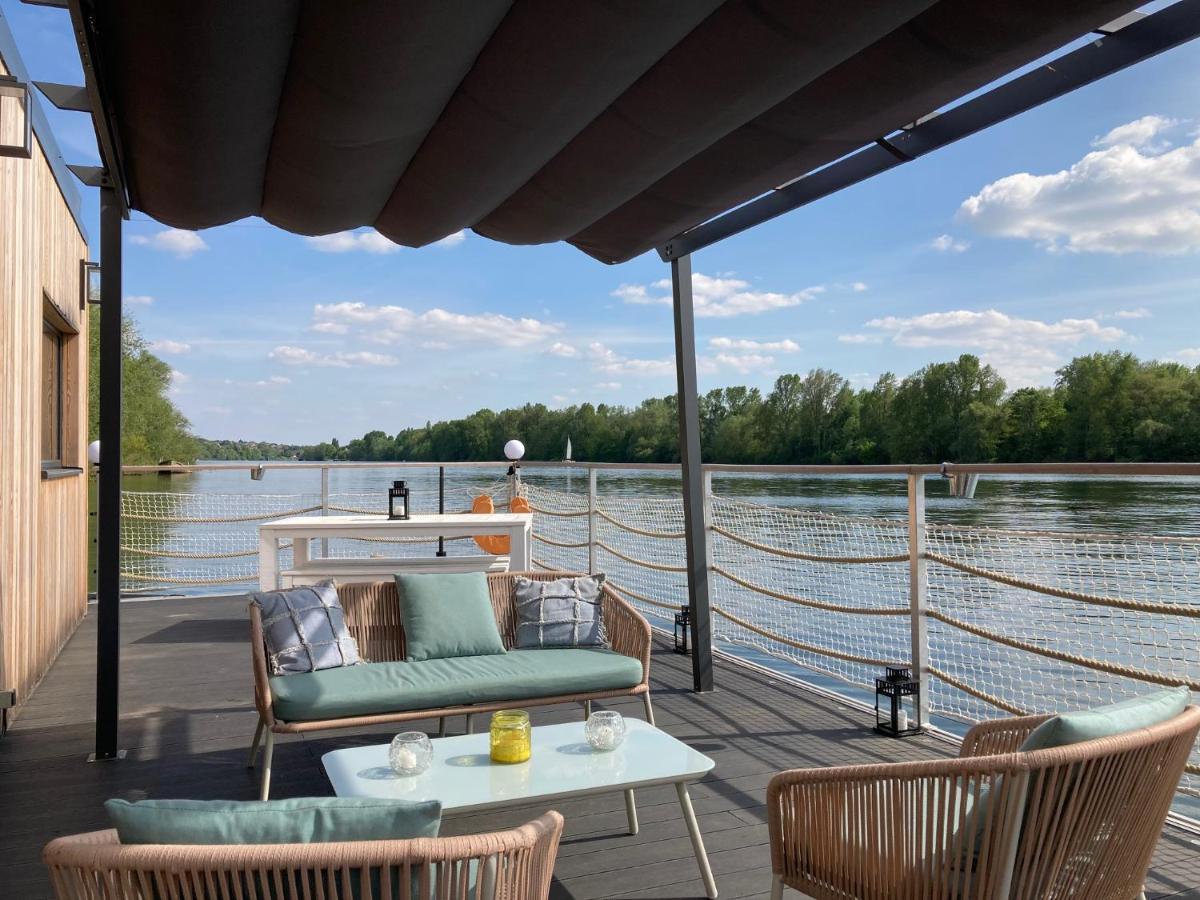 Seinehouse - Maison Flottante Vaux-Sur-Seine Екстериор снимка