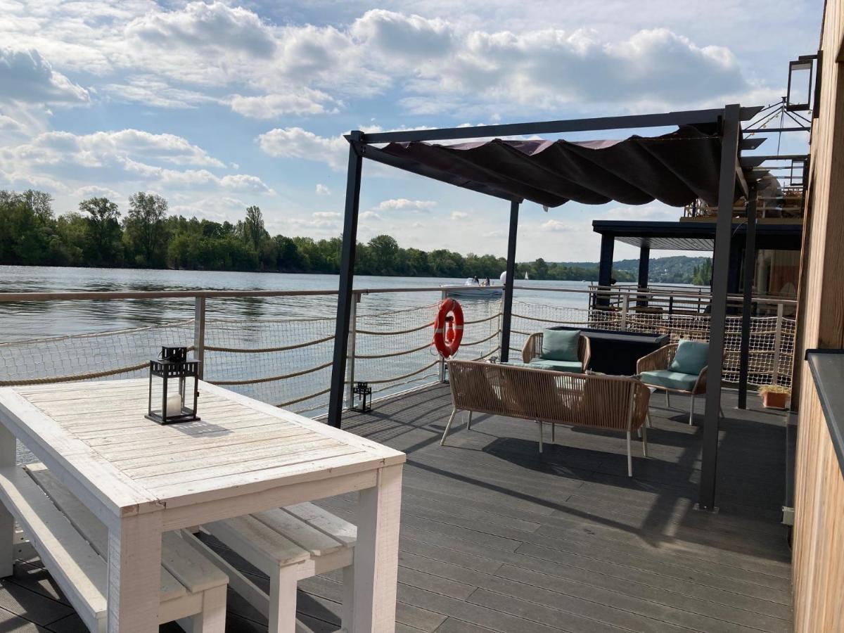 Seinehouse - Maison Flottante Vaux-Sur-Seine Екстериор снимка