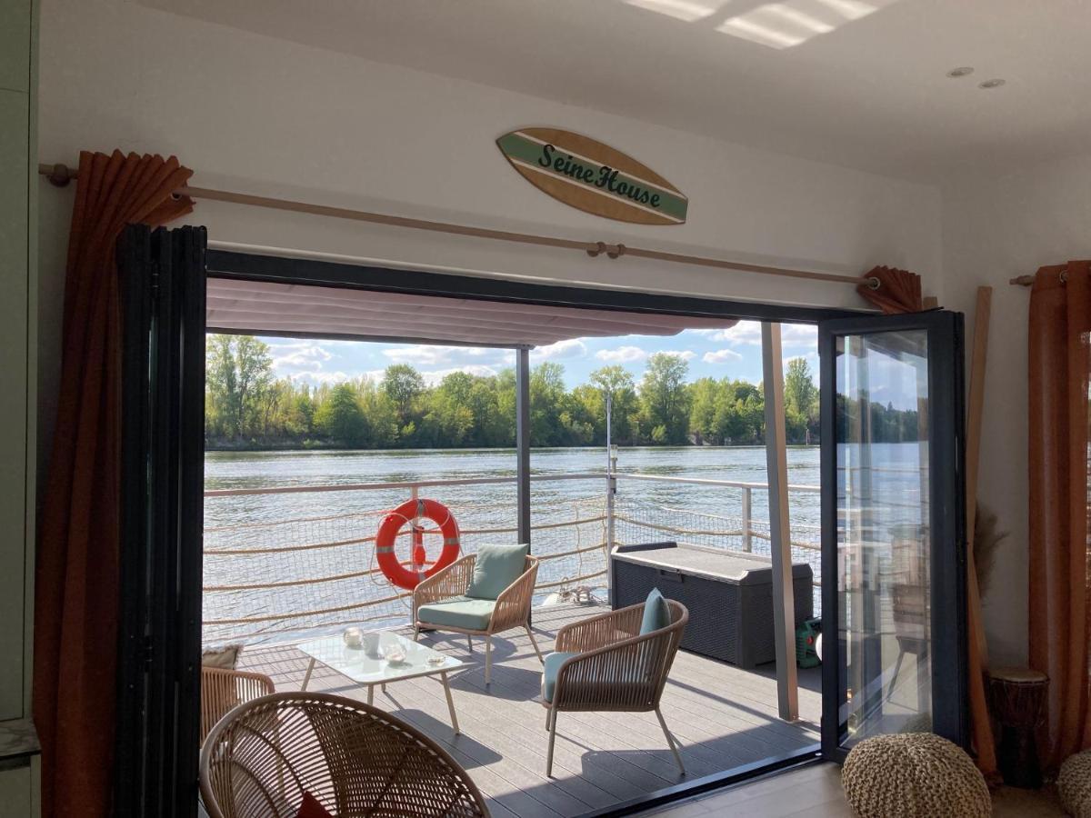 Seinehouse - Maison Flottante Vaux-Sur-Seine Екстериор снимка